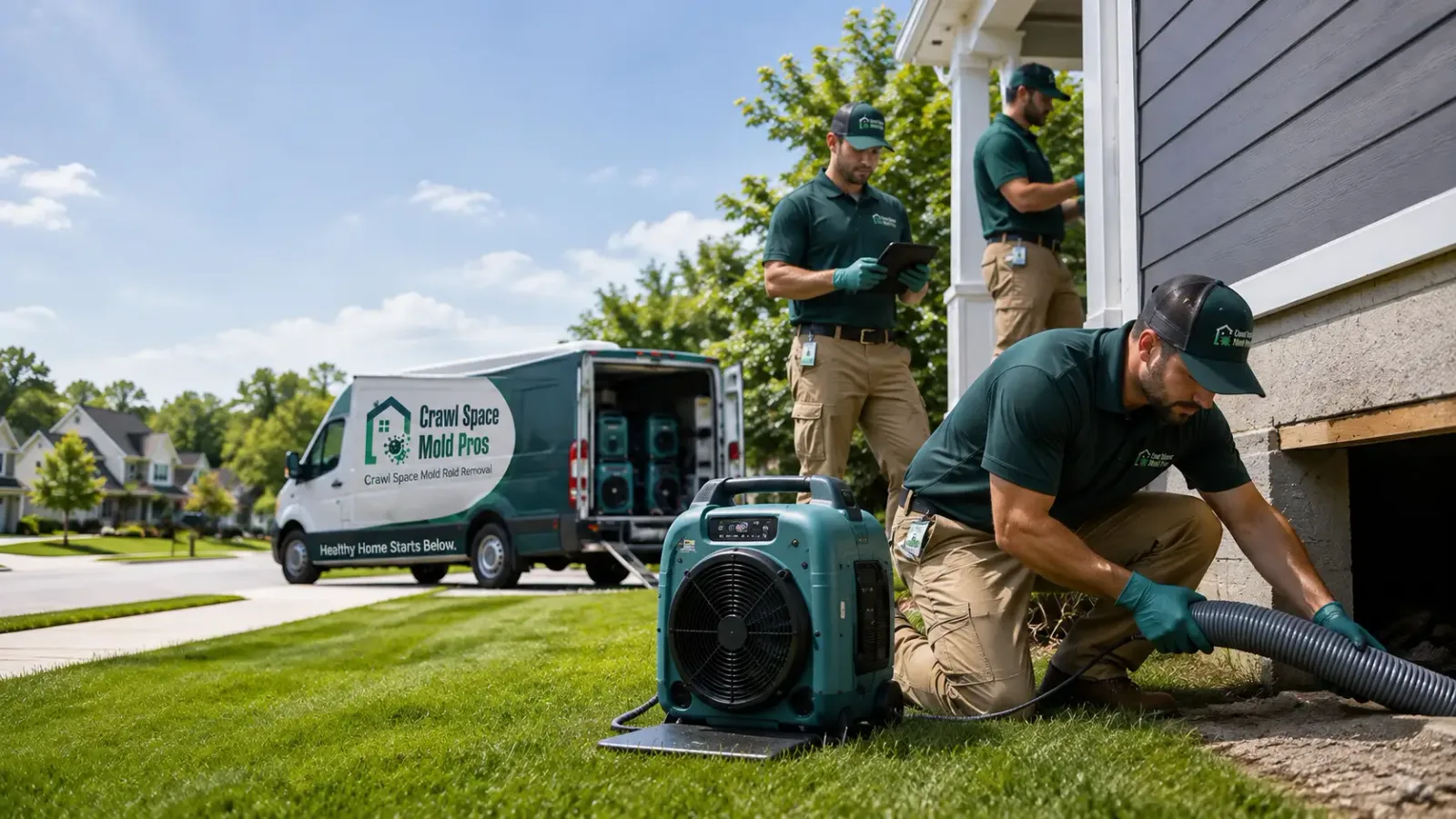Crawl Space Mold Removal in Mineola, NY